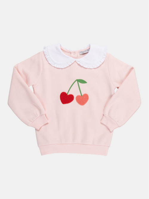 Sweat col claudine cerise...