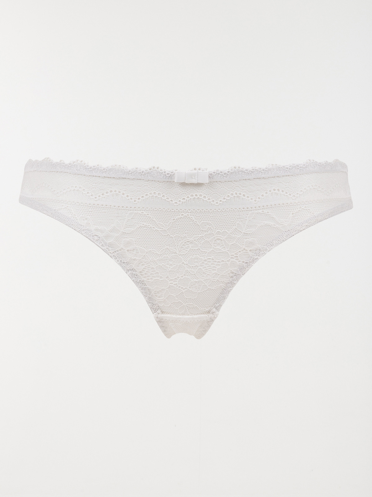 Tanga dentelle ivoire femme (34-46)