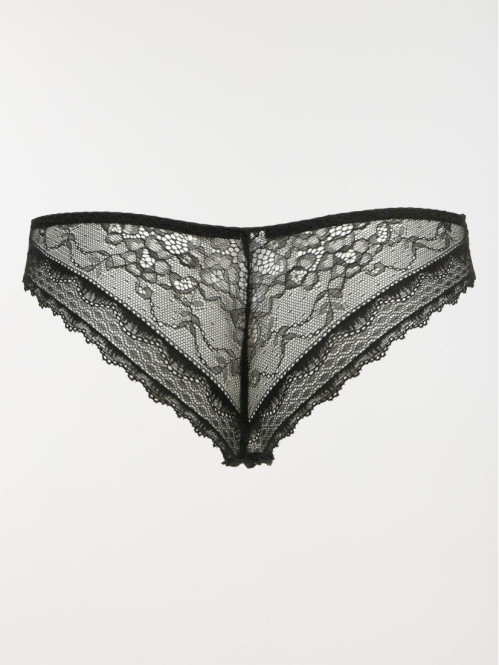 Tanga dentelle noir femme (34-46)