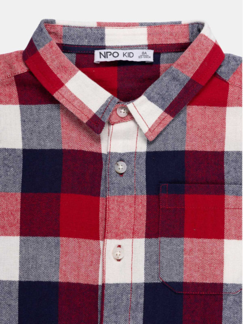Chemise à carreaux garçon...