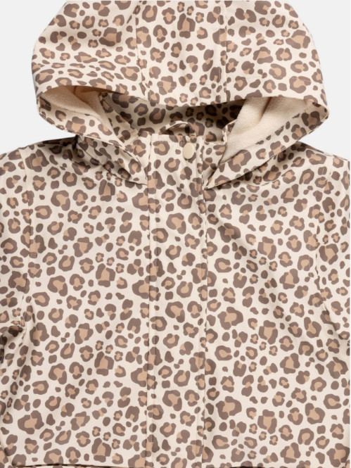 Parka ciré léopard fille...