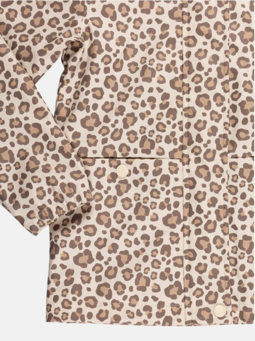 Parka ciré léopard fille...