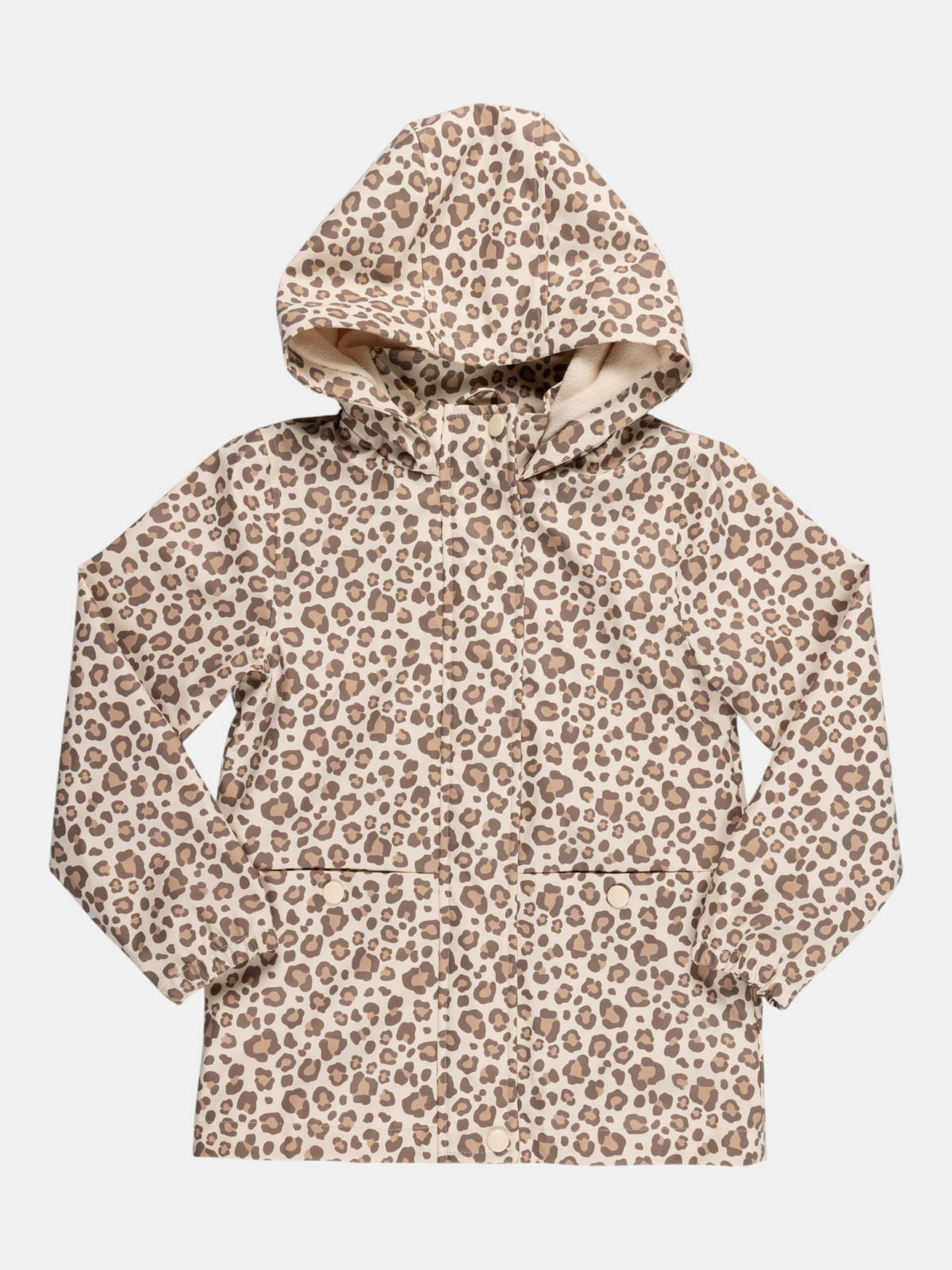 Parka ciré léopard fille (3-12A) Parka ciré léopard fille (3-12A)