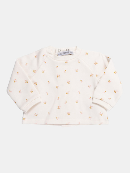 Ensemble sweat pantalon fille (0-12M) Ensemble sweat pantalon fille (0-12M)