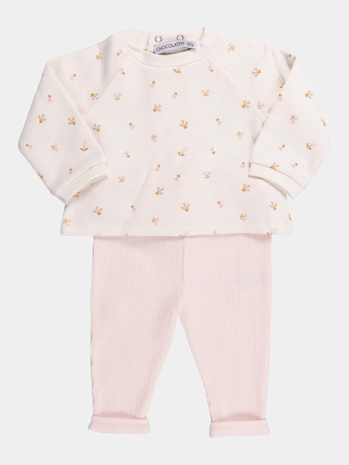 Ensemble sweat pantalon fille (0-12M) Ensemble sweat pantalon fille (0-12M)