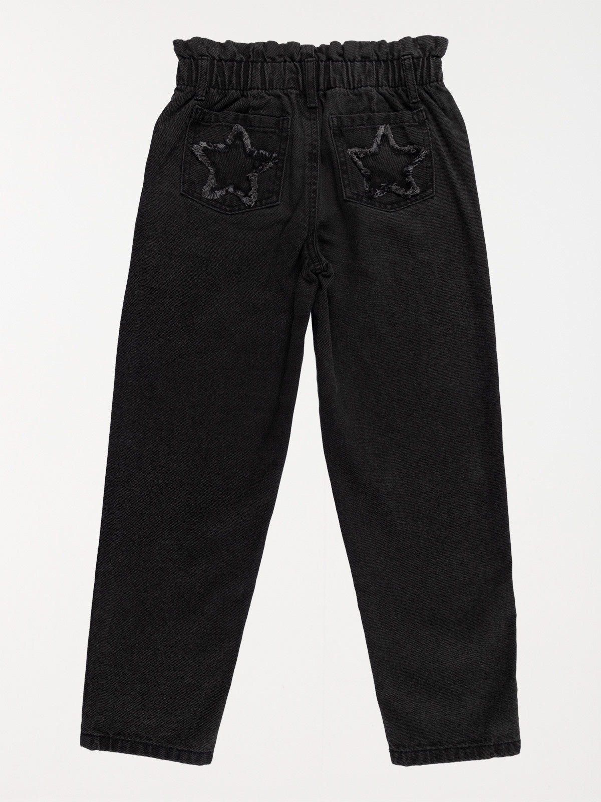 Jean mom noir lavé fille (6-12A) Jean mom noir lavé fille (6-12A)