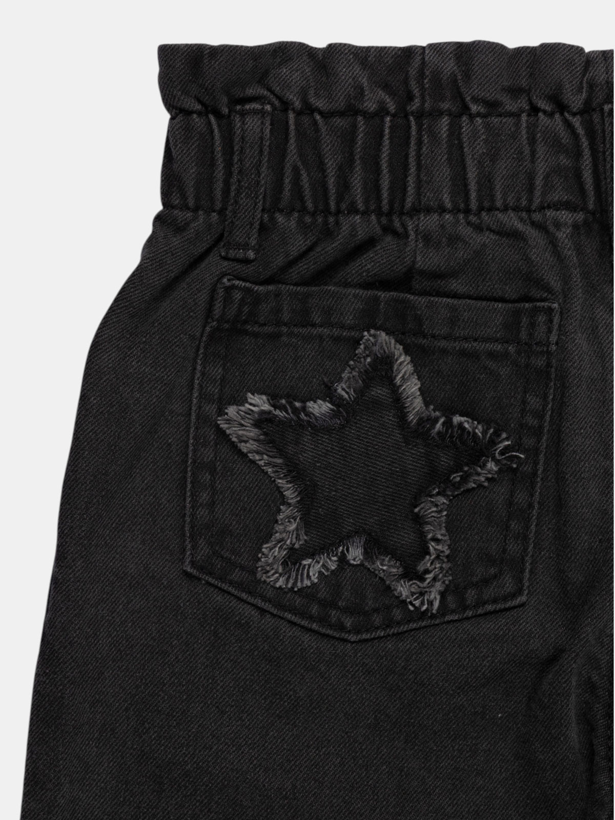 Jean mom noir lavé fille (6-12A) Jean mom noir lavé fille (6-12A)