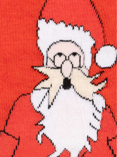 Lot paires chaussettes père-noël homme