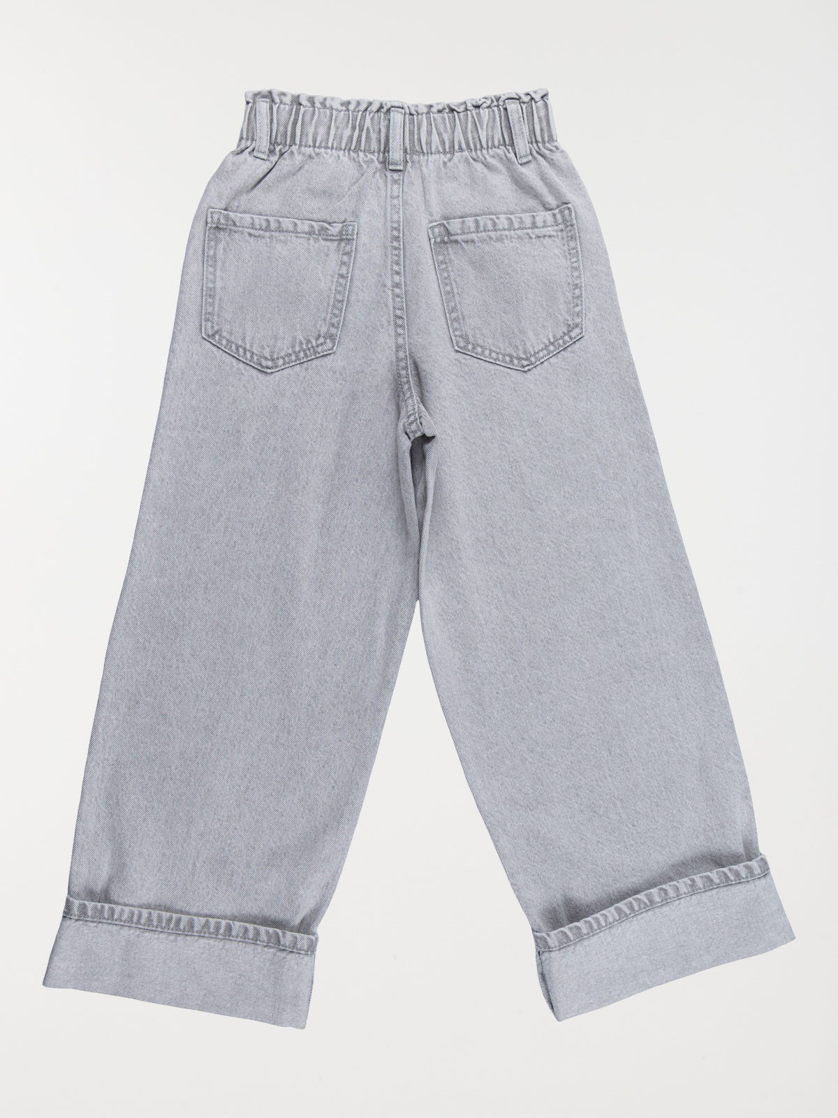 Jean wide leg gris clair fille (3-12A) Jean wide leg gris clair fille (3-12A)