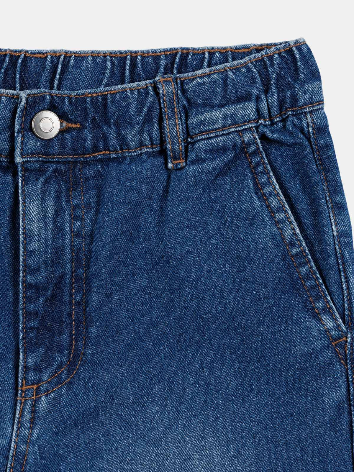 Jean baggy denim stone garçon (3-12A)