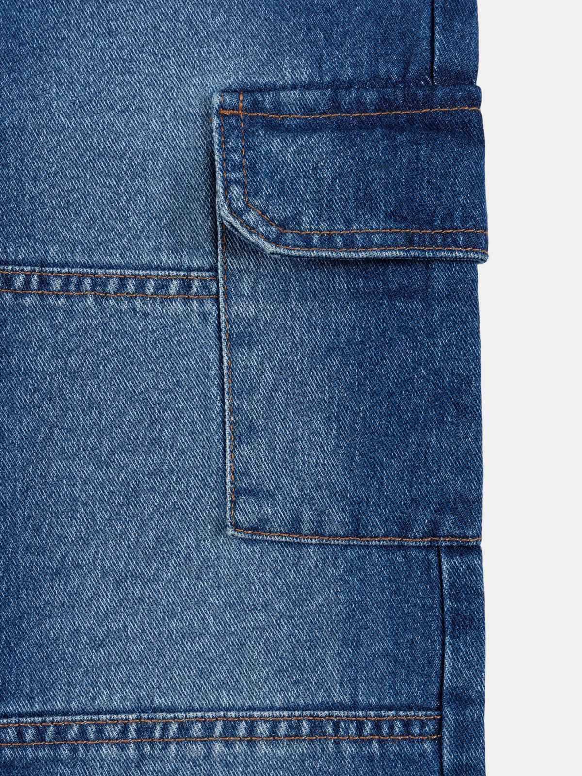 Jean baggy denim stone garçon (3-12A)