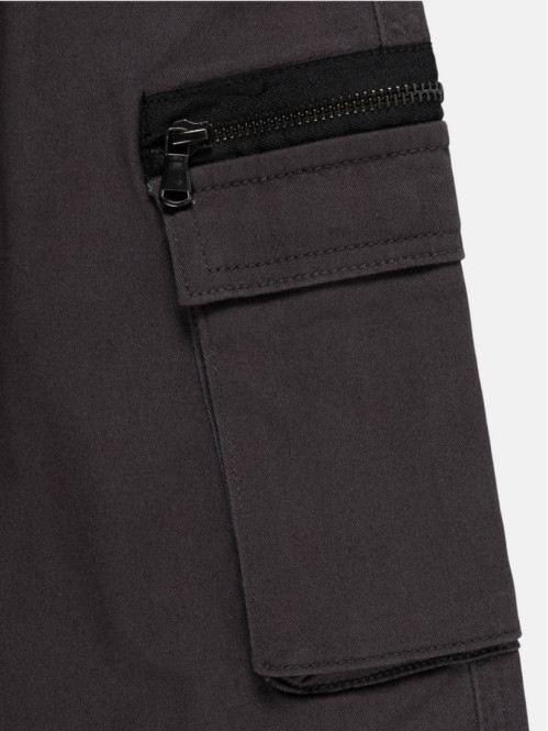 Pantalon cargo gris stone...