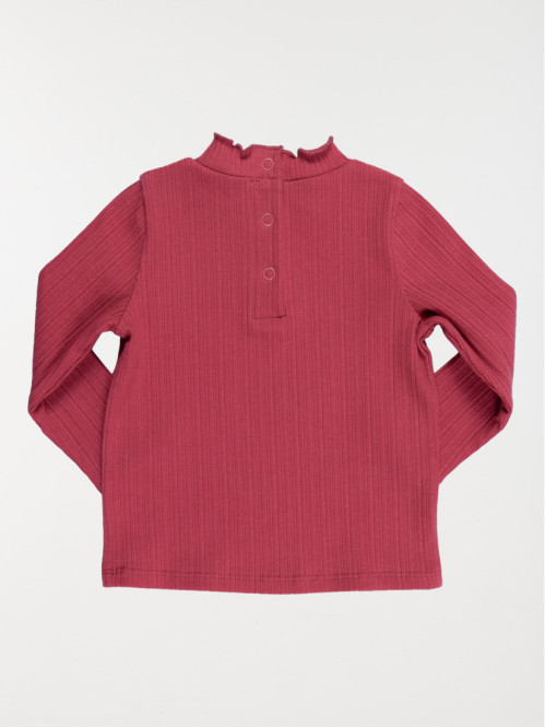 T-shirt rose marbré fille...