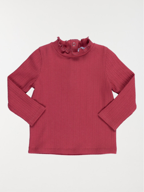 T-shirt rose marbré fille...