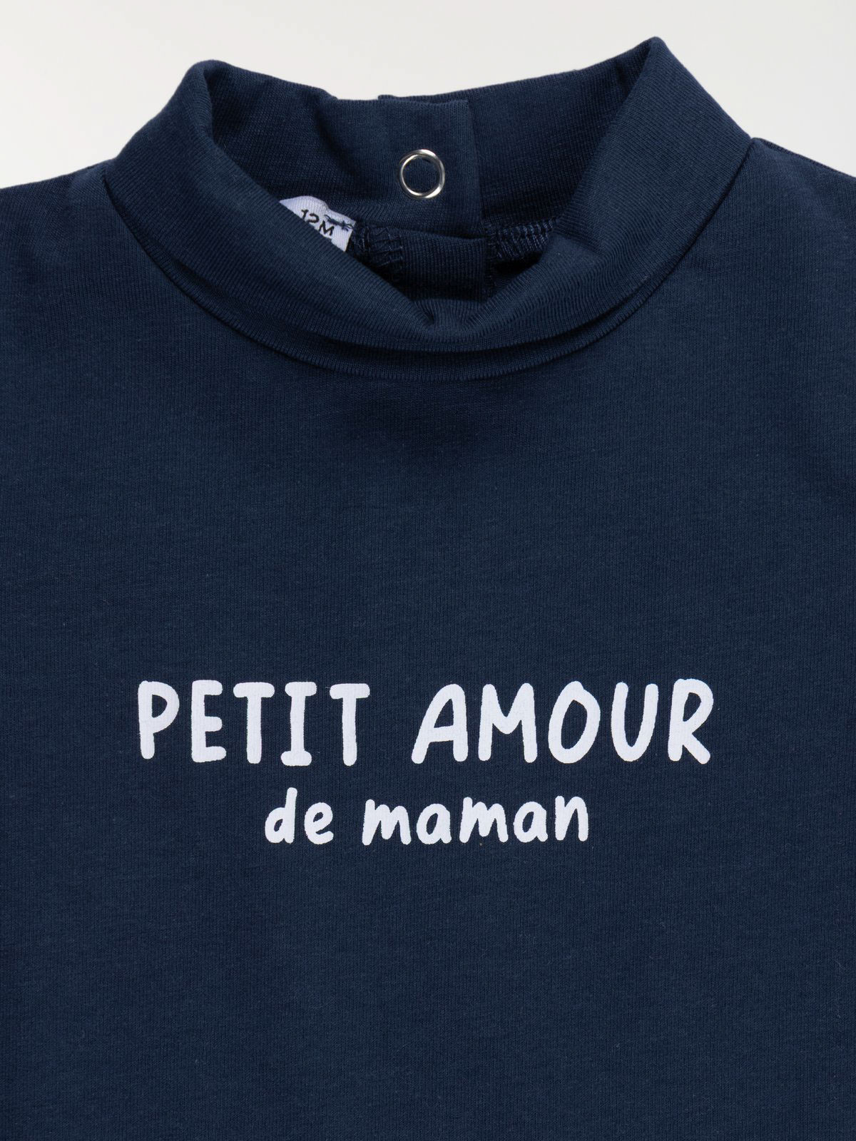 Tee-shirt col roulé garçon (3-36M)