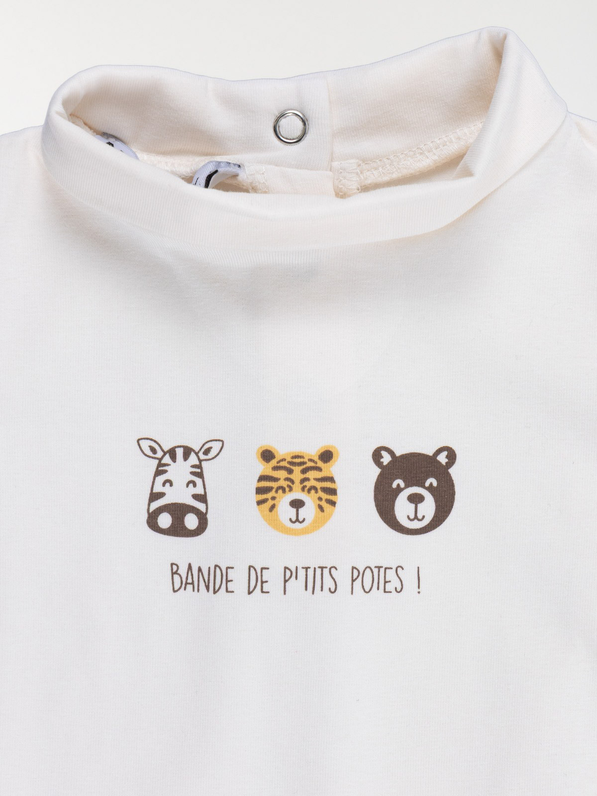 T-shirt message écru garçon (3-36M)