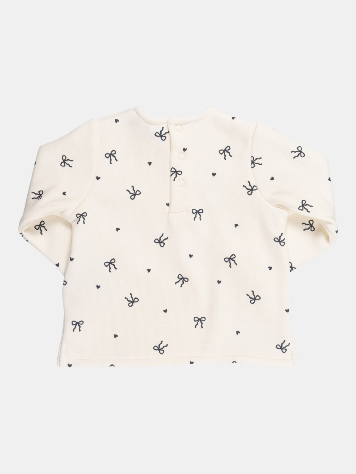 Sweat motif noeud fille (3-36M)