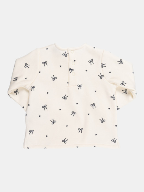 Sweat motif noeud fille...