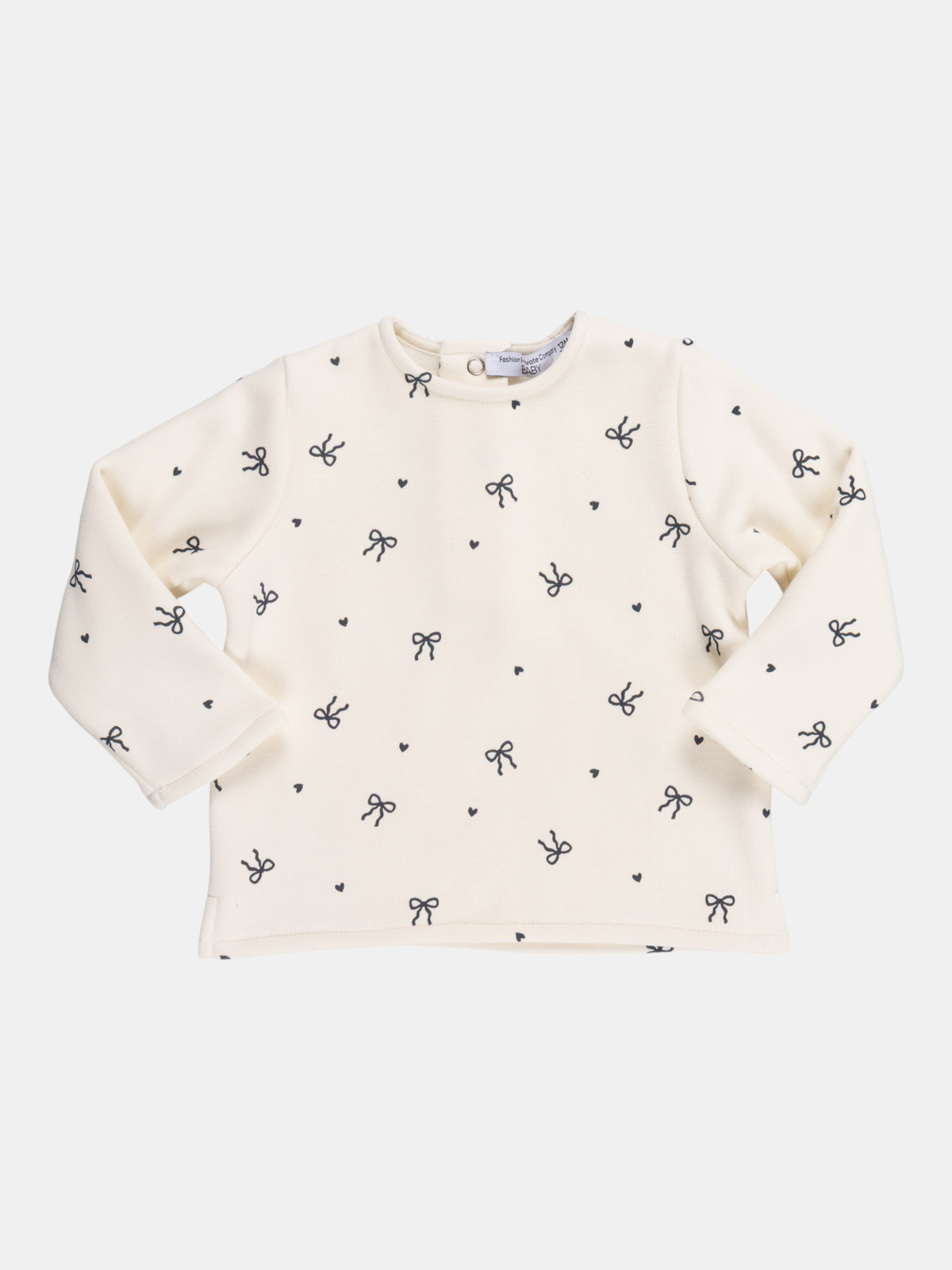 Sweat motif noeud fille (3-36M)
