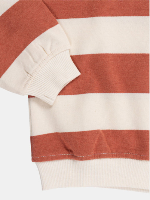 Sweat polo rayé garçon (3-36M)