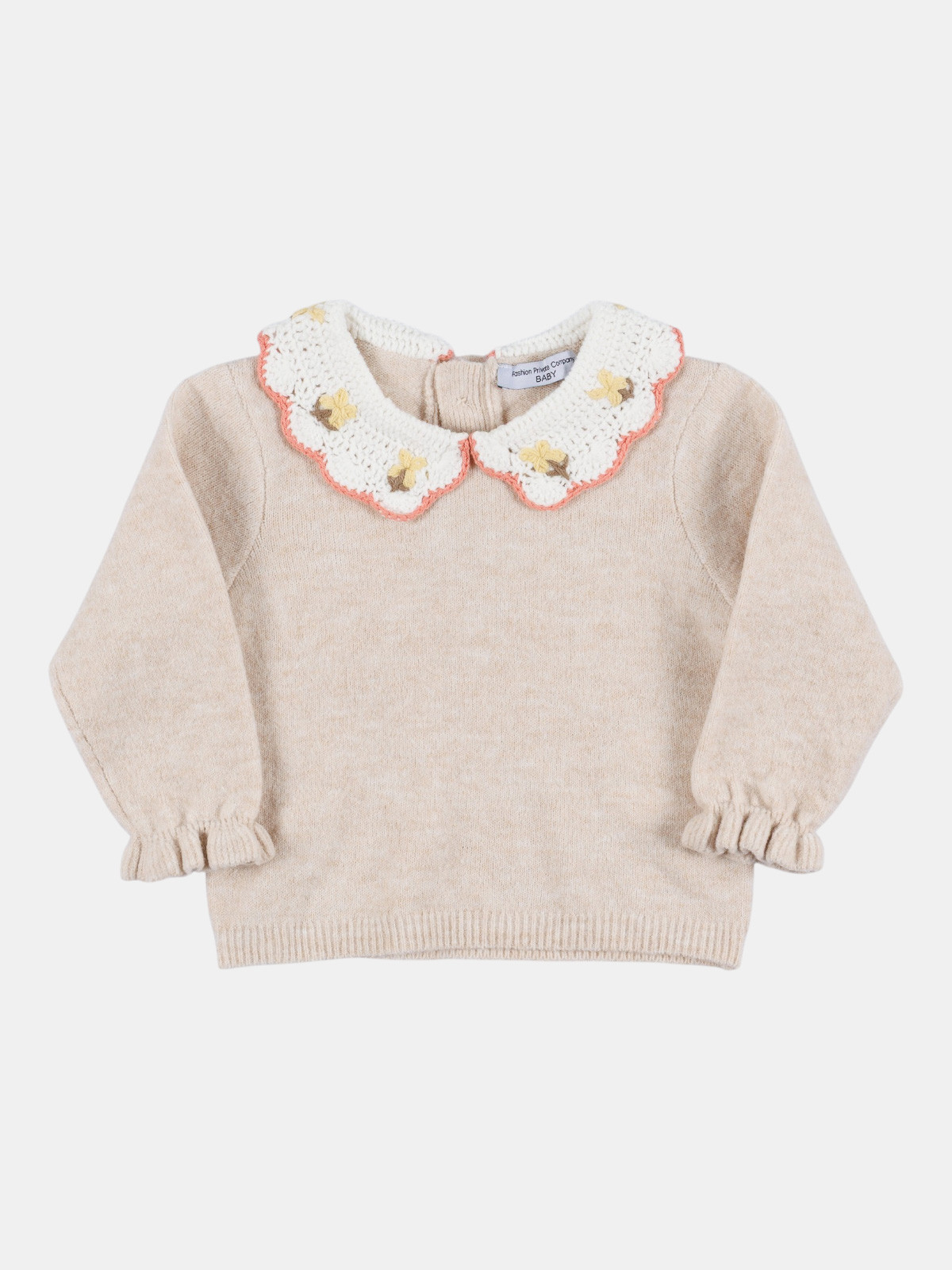 Pull tricot royal chiné fille (3-36M) Pull tricot royal chiné fille (3-36M)