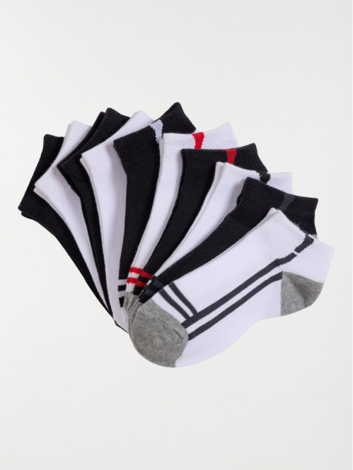 Lot de 10 paires chaussettes garçon