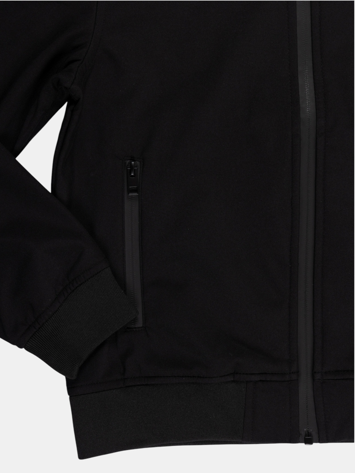 Blouson à capuche noir garçon (XXS-M)
