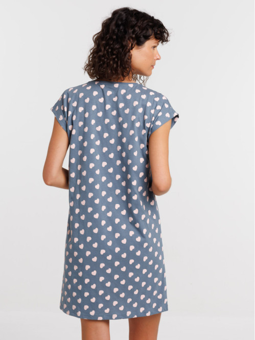 Chemise de nuit coeur all...