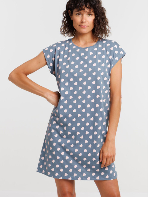 Chemise de nuit coeur all...