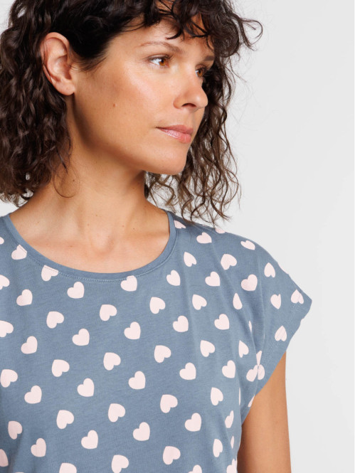 Chemise de nuit coeur all...