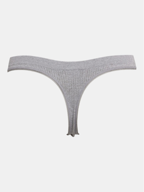String gris chiné côtelé...