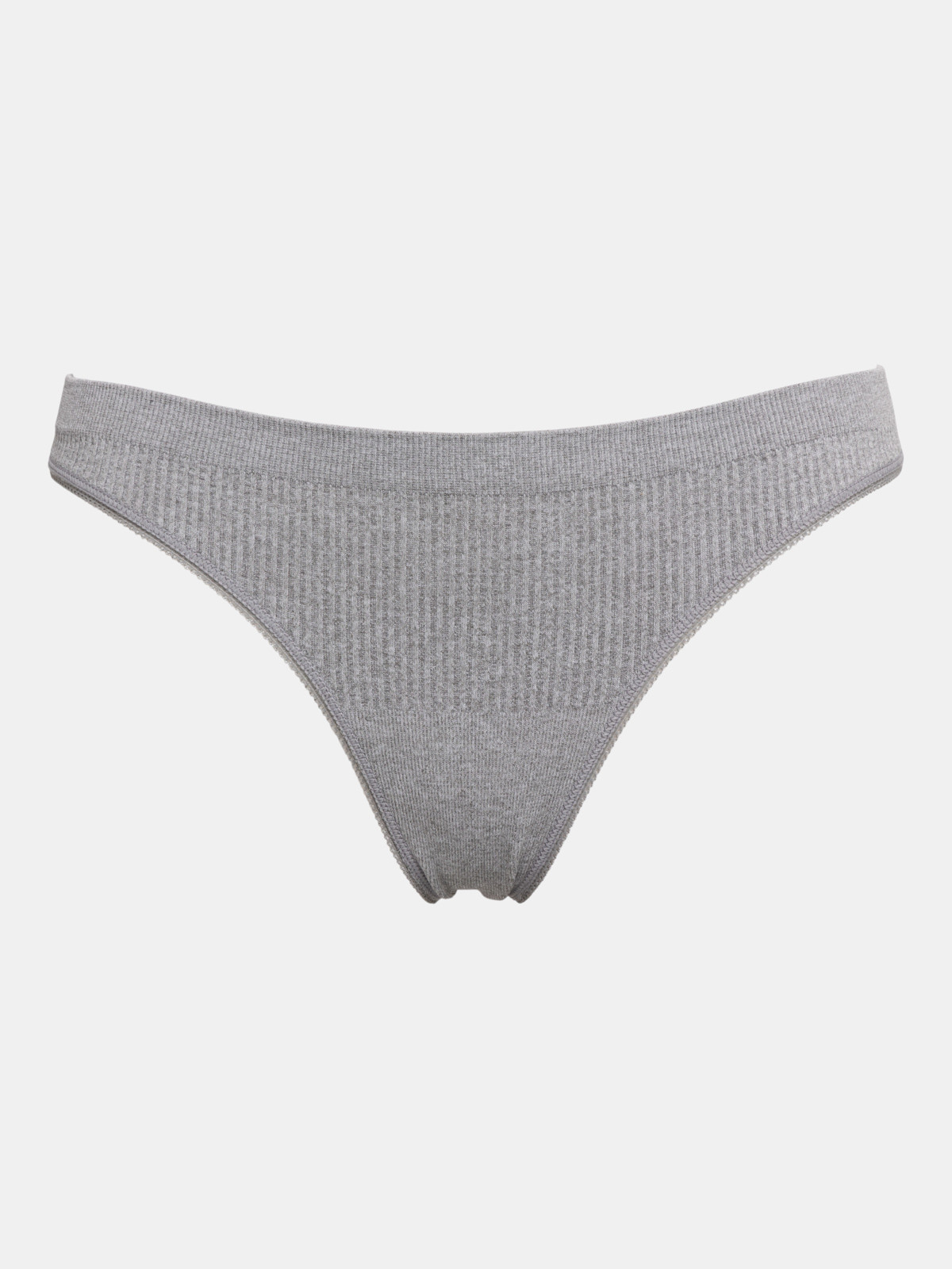 String gris chiné côtelé femme (S-XL) String gris chiné côtelé femme (S-XL)