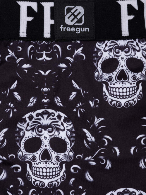 Boxer FREEGUN tête de mort...