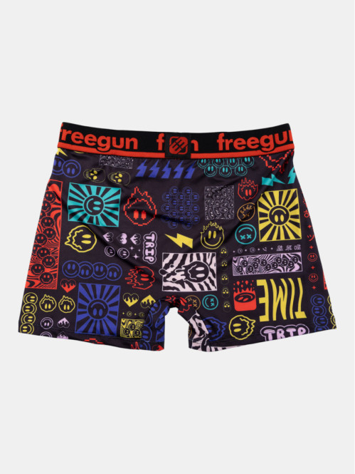 Boxer FREEGUN motif homme