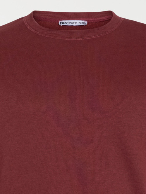 Sweat basique grande taille homme Sweat basique grande taille homme