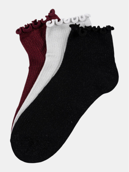 3 paires chaussettes...