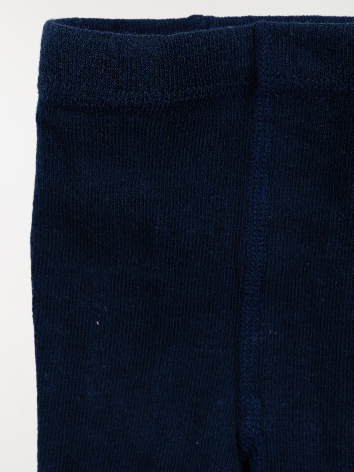 Collants chauds côtelés bébé navy