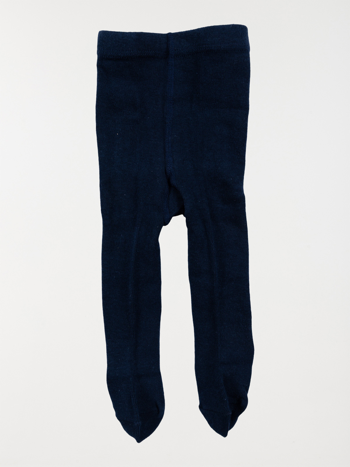 Collants chauds côtelés bébé navy