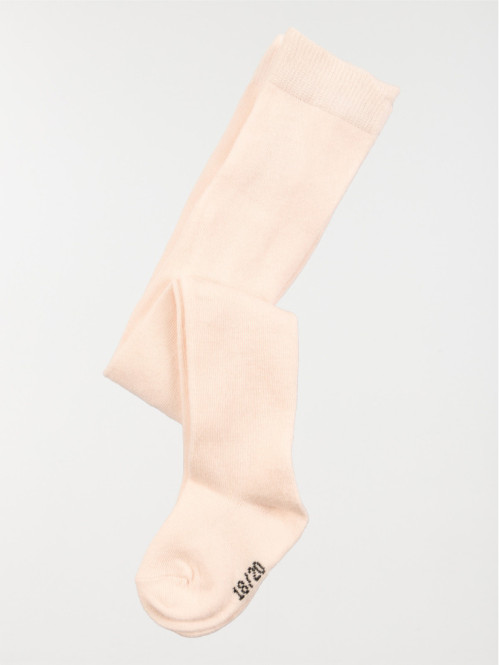 Collant chaud rose fille
