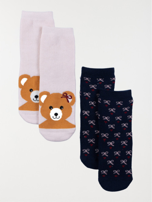 Lot 2 paires chaussettes...