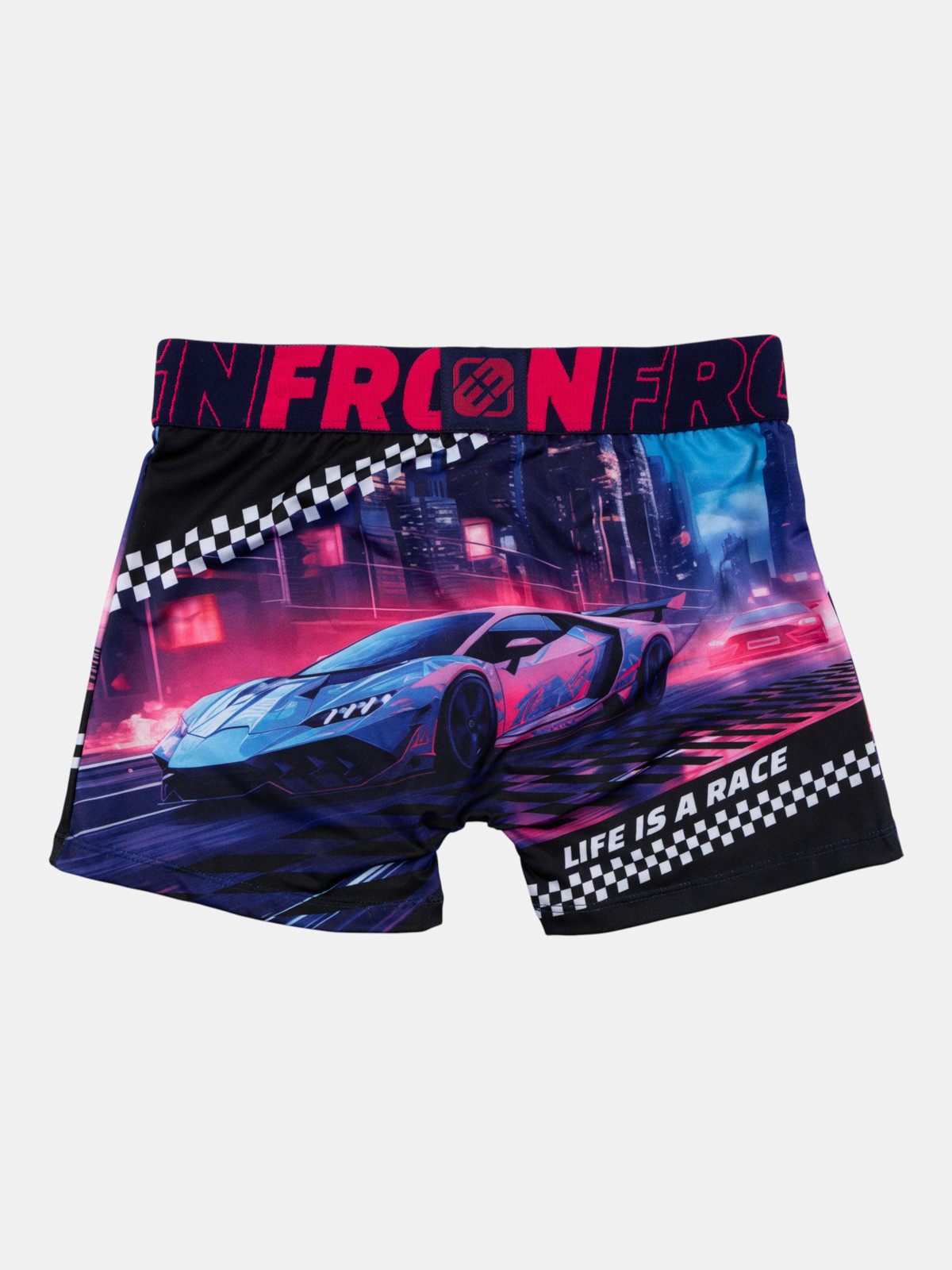 Boxer FREEGUN motif voiture garçon