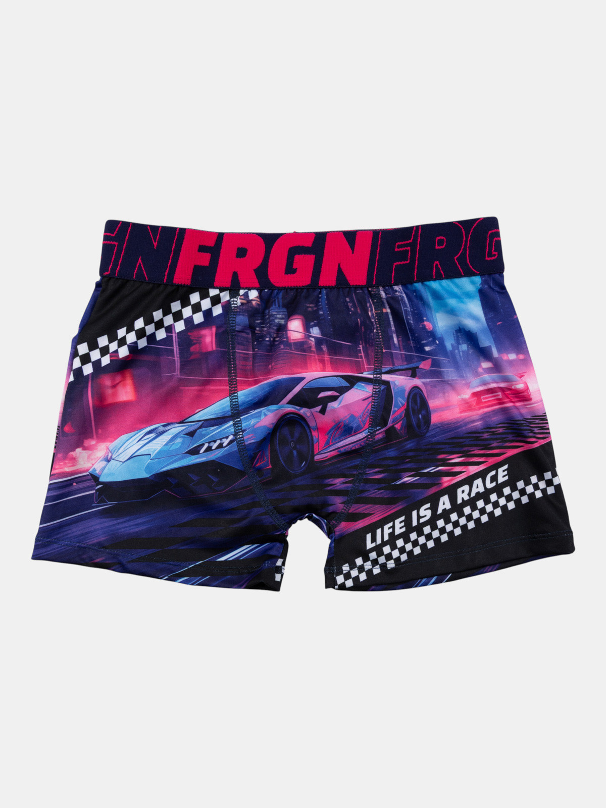 Boxer FREEGUN motif voiture garçon