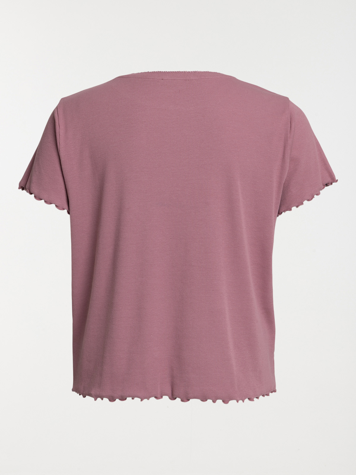 Haut de pyjama mauve grande taille femme
