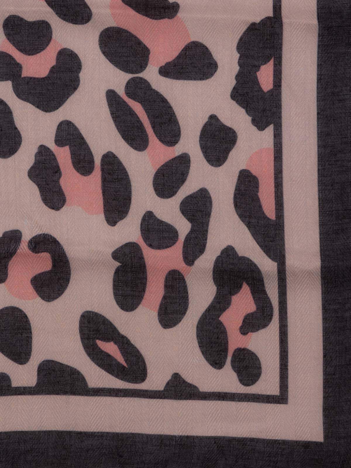 Foulard motif léopard femme