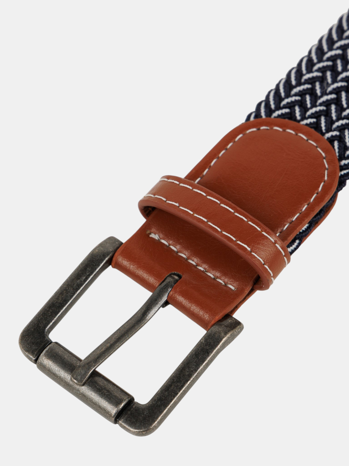 Ceinture élastique bicolore homme