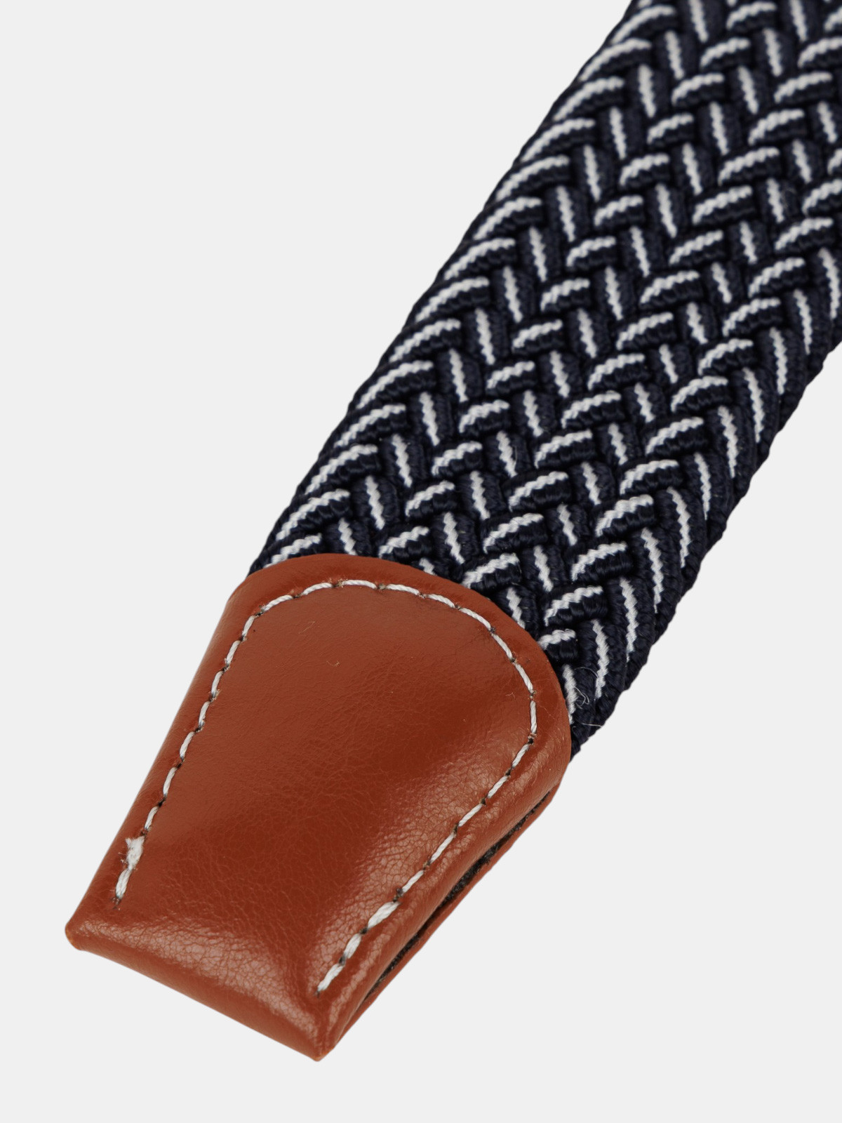 Ceinture élastique bicolore homme