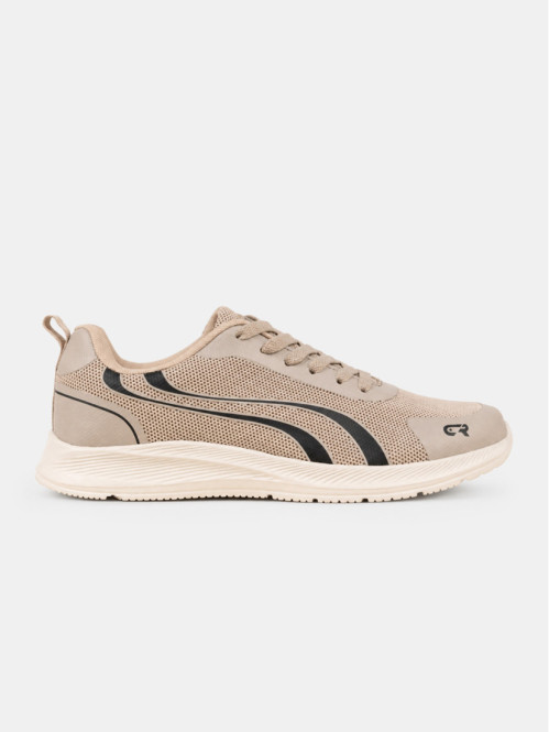 Baskets de sport beige...