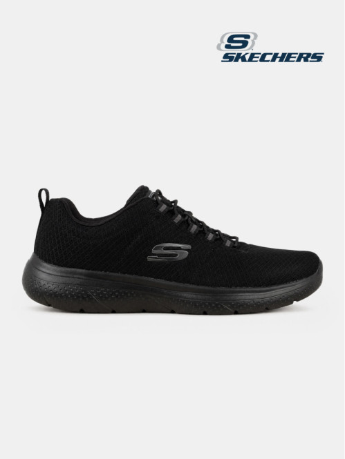 Basket noire Skechers homme...