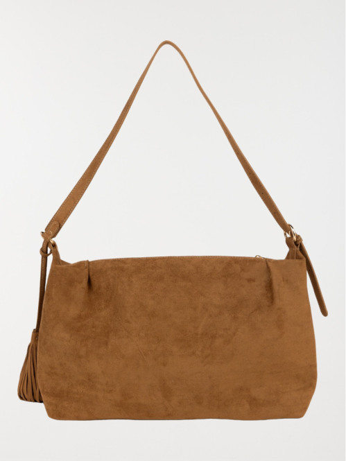 Sac cabas pompon femme