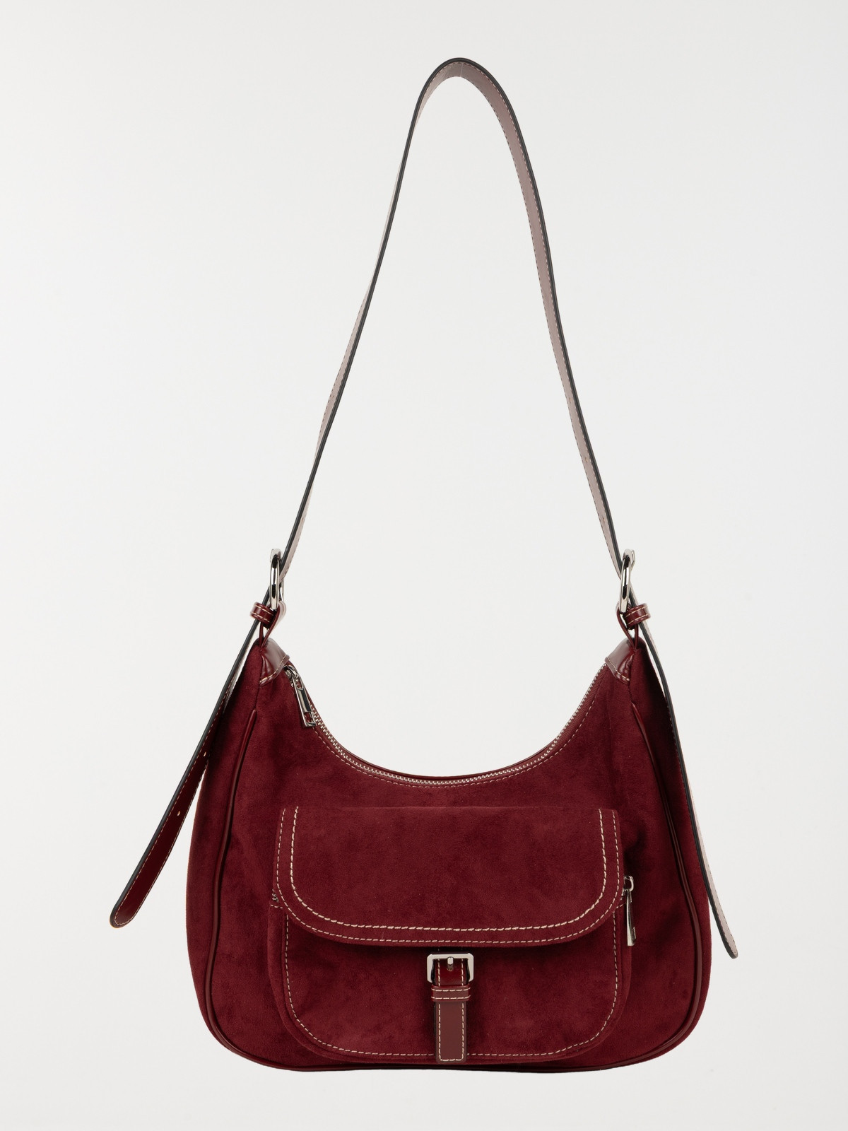 Sac main anse avec boucles femme